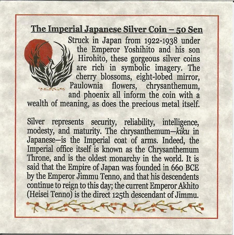 Imperial Japan: Box Of Silver Japanese Coin (Black Box)