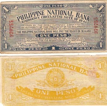 Phil. Guerillas Cebu Ps215(C) 1 Peso