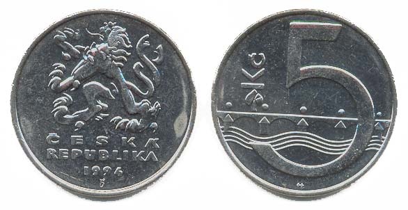 Czech Republic Km8(U) 5 Korun