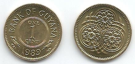 Guyana Km31(U) 1 Cent