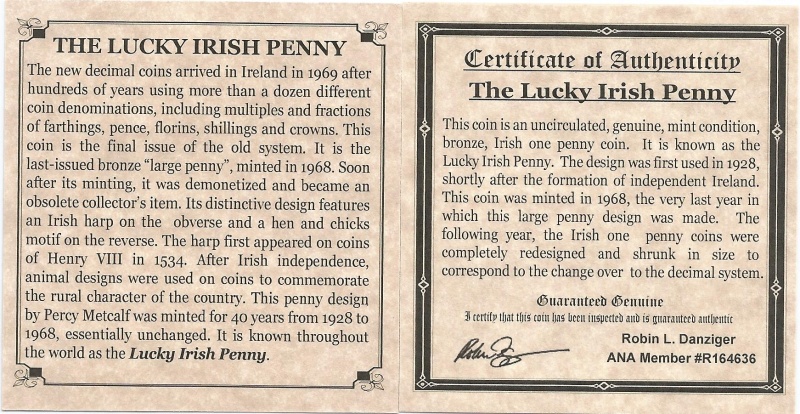 Irish Lucky Penny (Mini Album)(C)