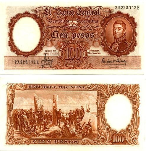 Argentina P277(Xf-) 100 Pesos