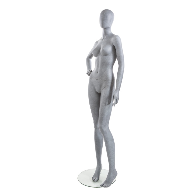 Female Mannequin - Oval Head, Arms by Side