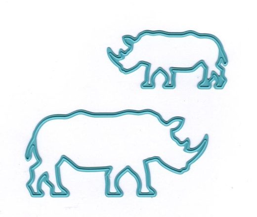 Vintasia Die African Rhinoceros - Unleash Your Creativity with Nellie's Choice