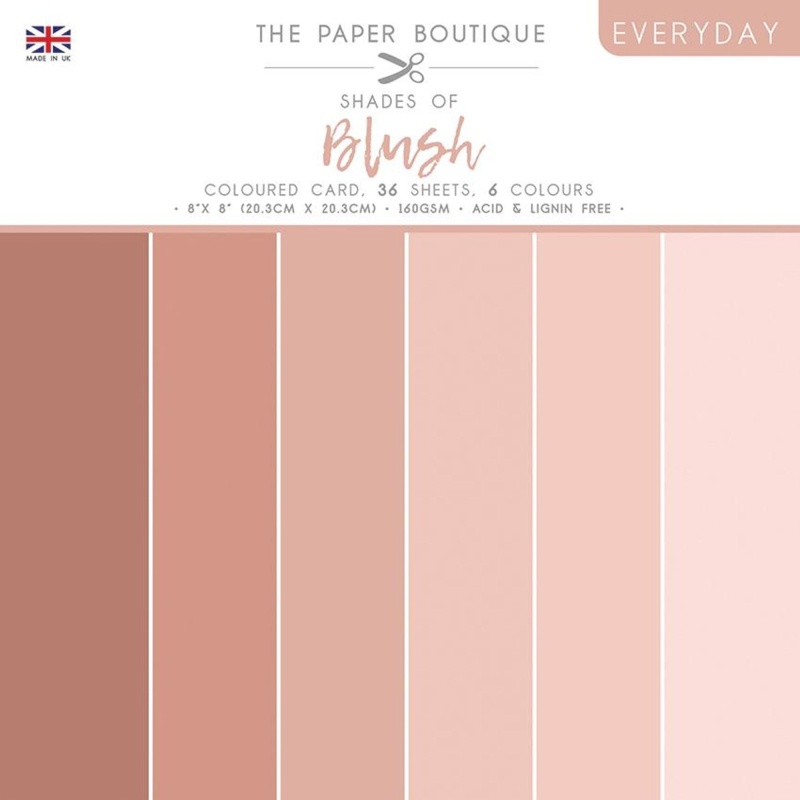 The Paper Boutique Everyday - Shades Of - Blush 8 In X 8 In Colours