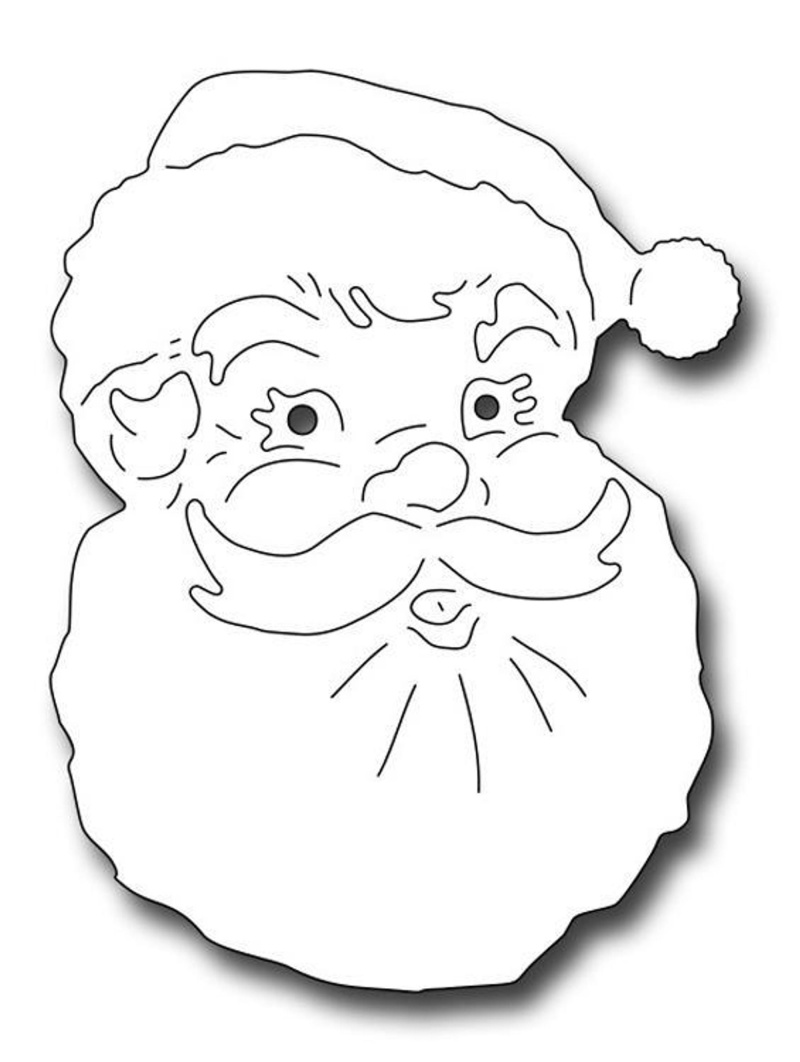 Frantic Stamper Precision Die - Jolly Santa Face