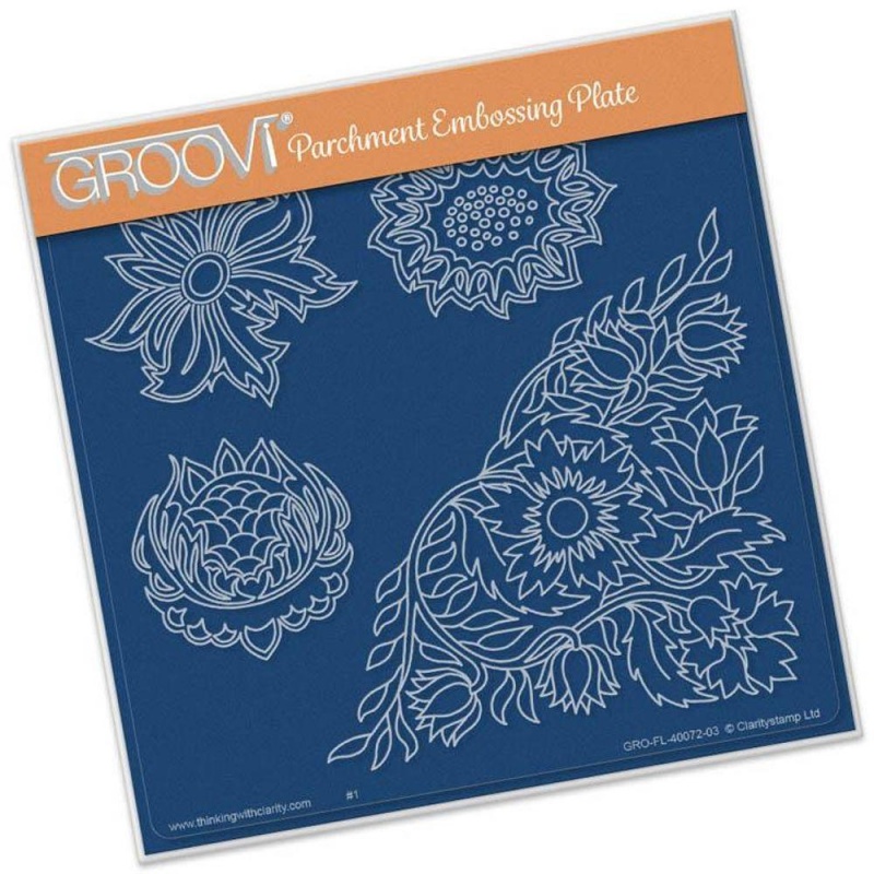 Wall Flower A5 Square Plate