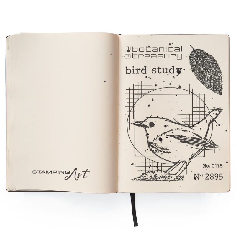 Ciao Bella Clear Stamp Set 4"X6" Bird Study