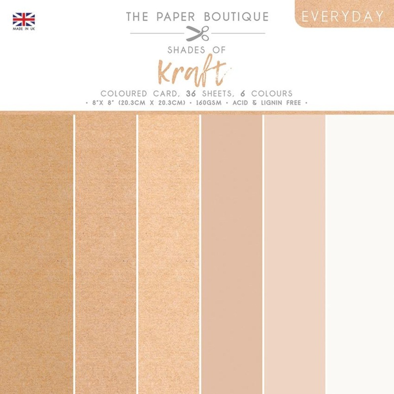 The Paper Boutique Everyday - Shades Of - Kraft 8 In X 8 In Colours