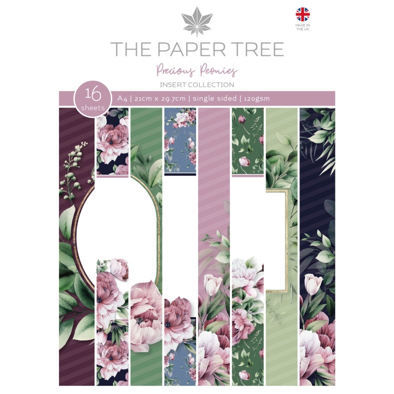 The Paper Tree Precious Peonies A4 Insert Collection