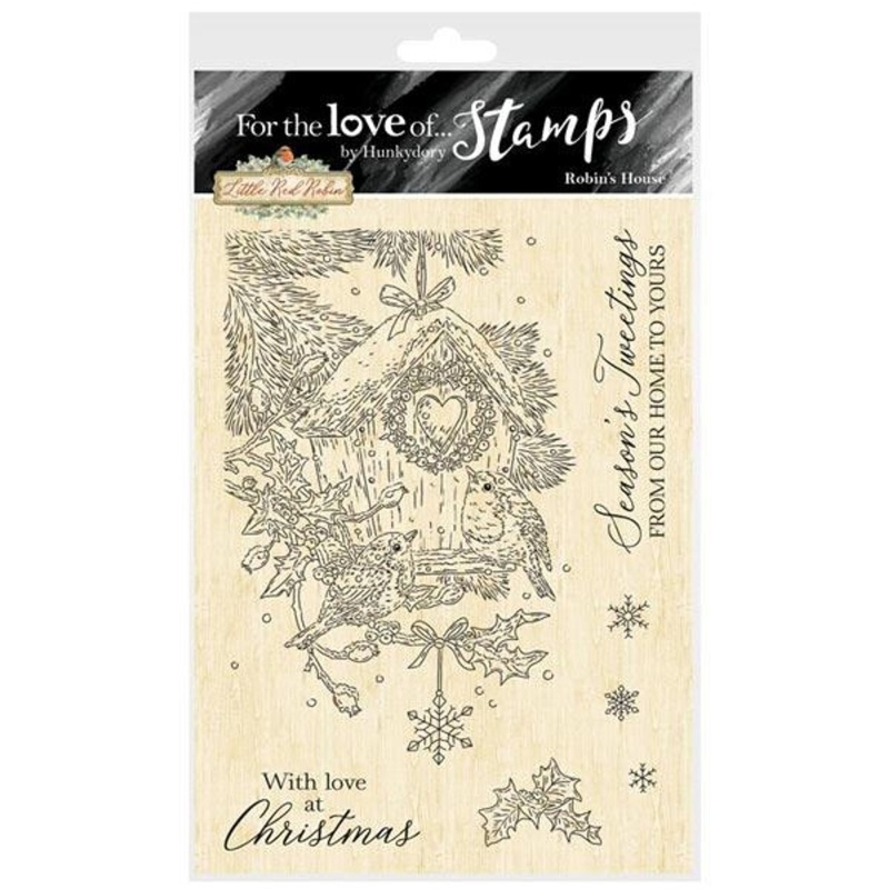 For The Love Of Stamps - Robin's House A6 Stamp Set