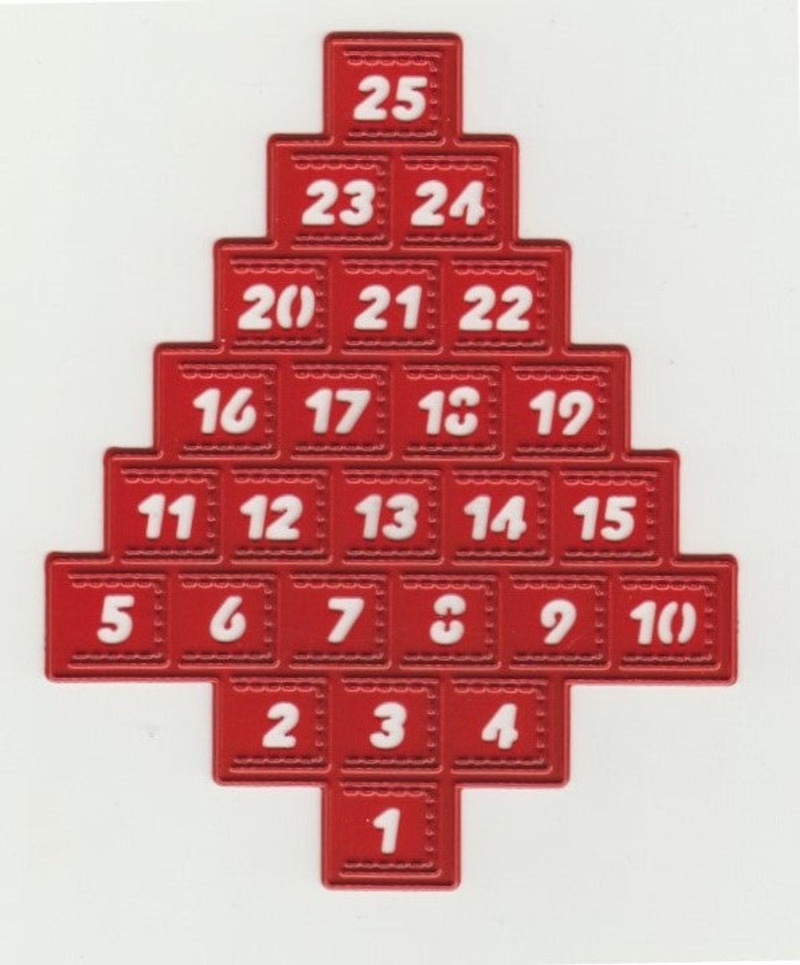 Cutting And Embossing Die - Advent Calendar
