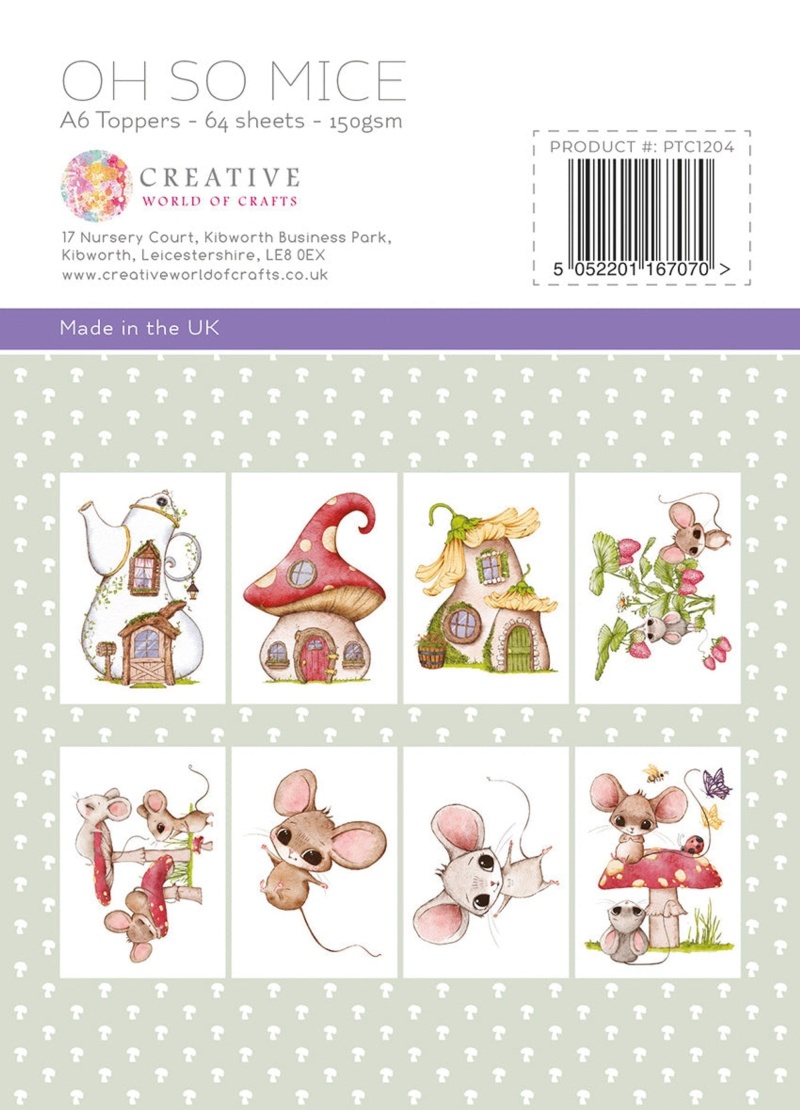 The Paper Tree Oh So Mice A6 Topper Pad