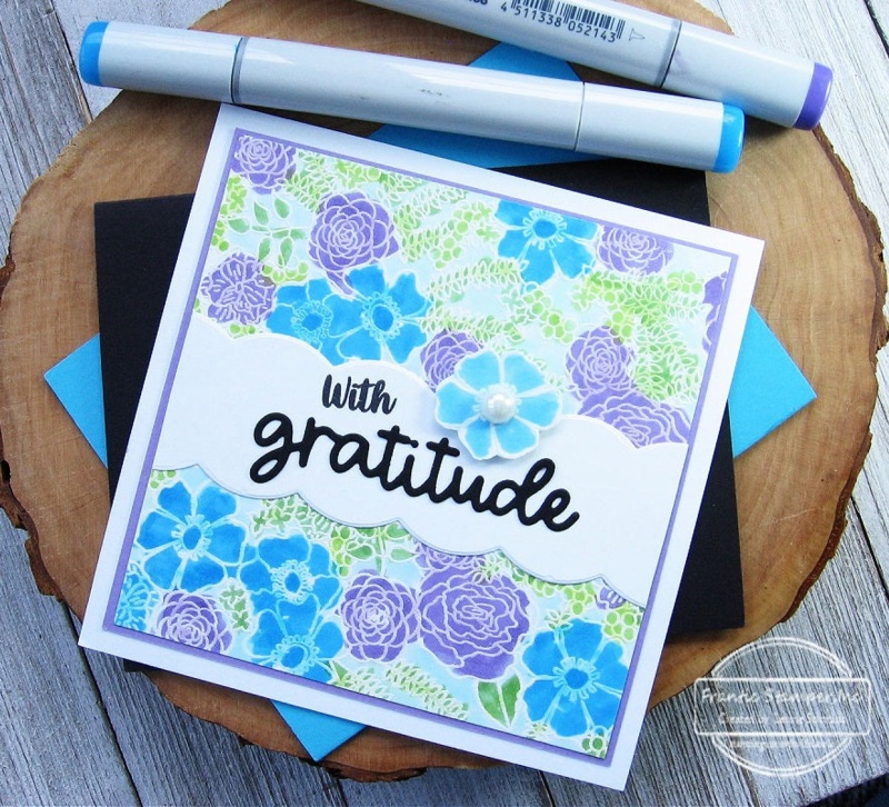 Frantic Stamper Clear Stamp Set - Florals And Greetings