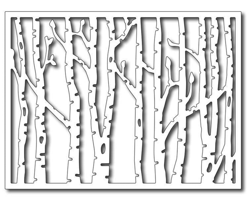 Frantic Stamper - Precision Dies - Horizontal Birch Panel