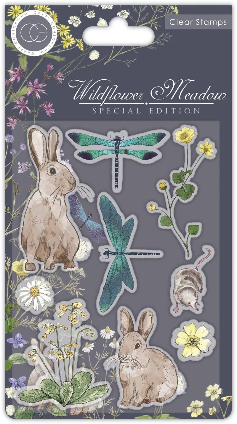 Craft Consortium Wildflower Meadow - Se - Stamp Set