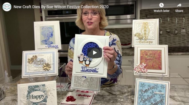 Dies By Sue Wilson Festive Peace Die & Stamp Set
