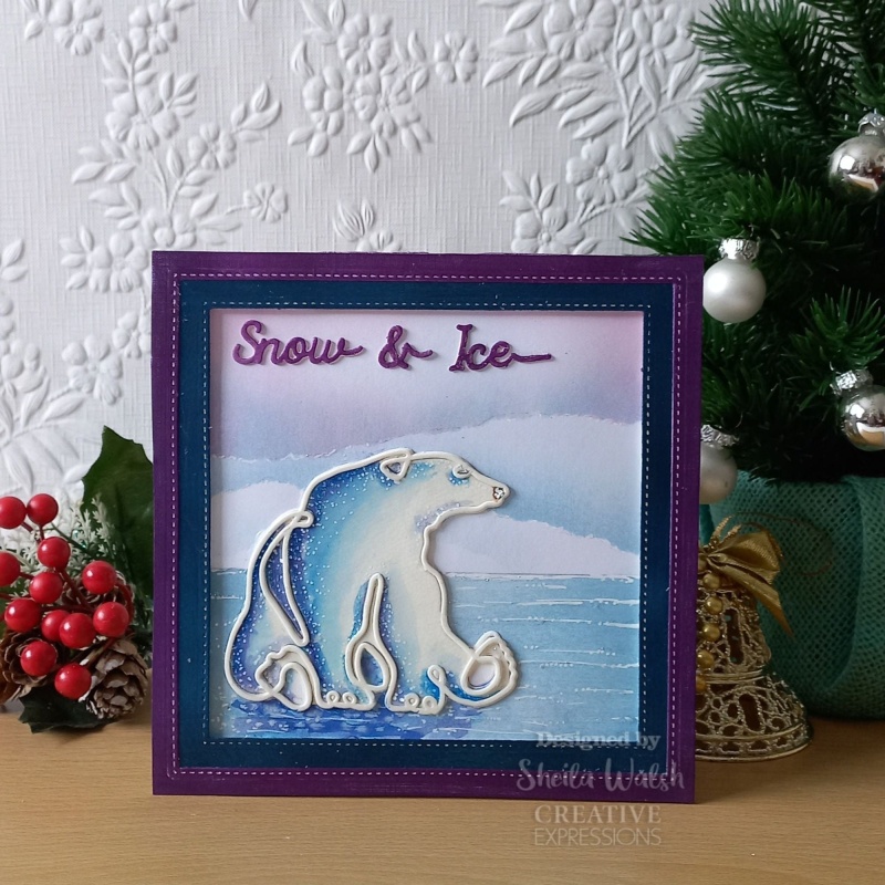 Creative Expressions One-Liner Collection Snow & Ice Craft Die