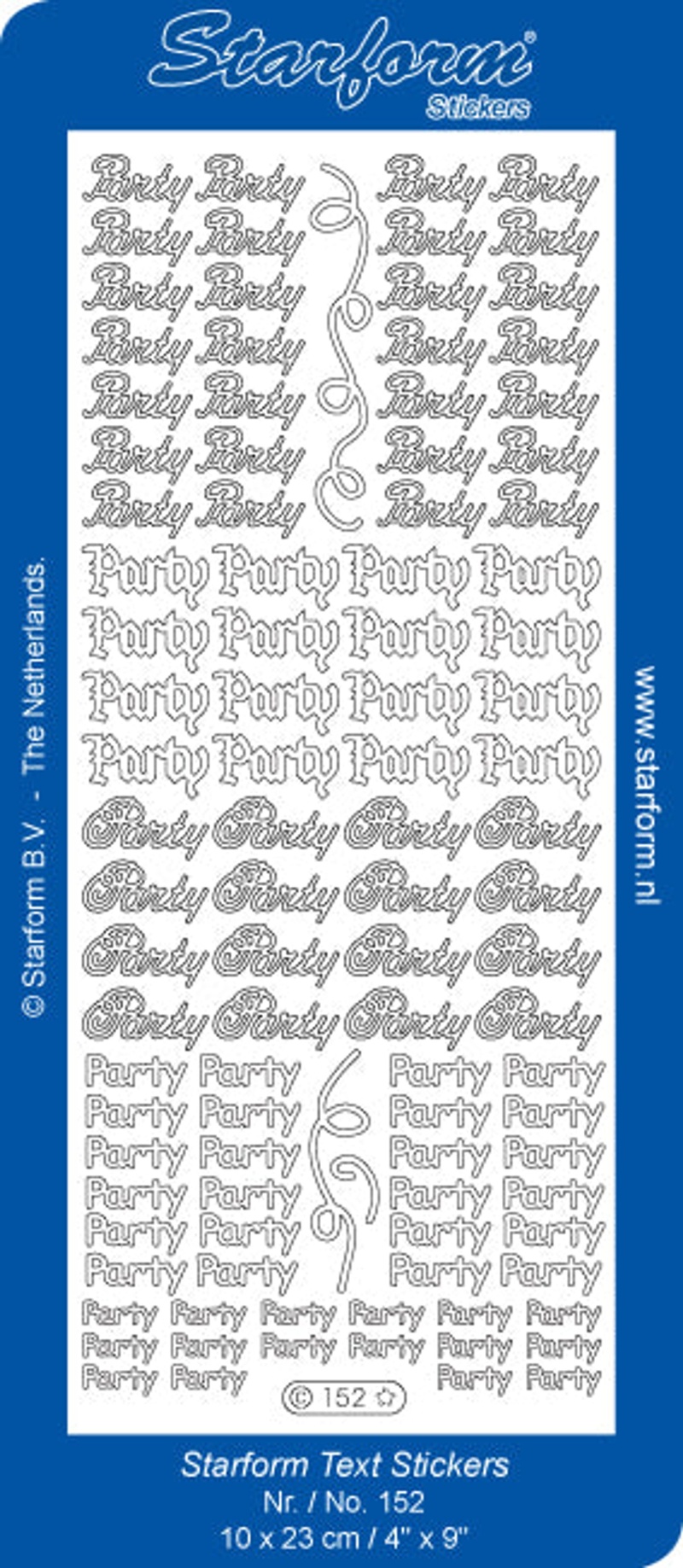 Deco Stickers - Text - Party