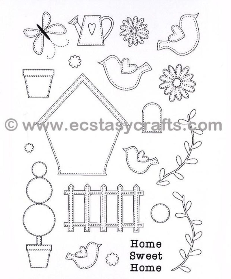 Creative Expressions Stamp - In The Garden