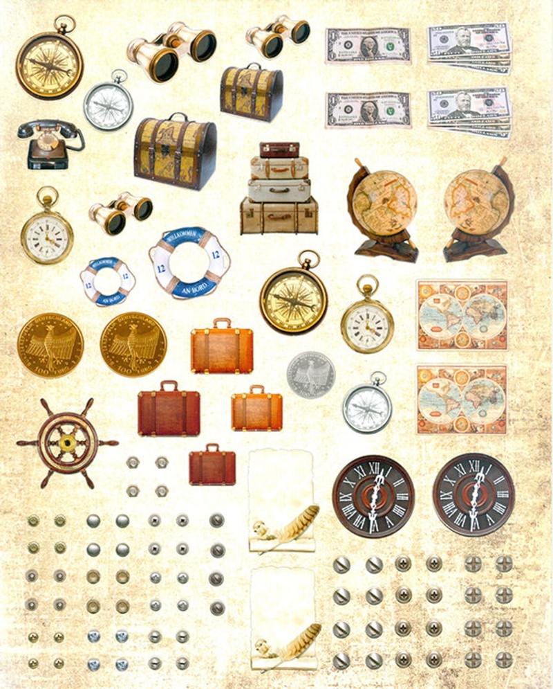 Precut Accessories - Old Timer Diecut Images