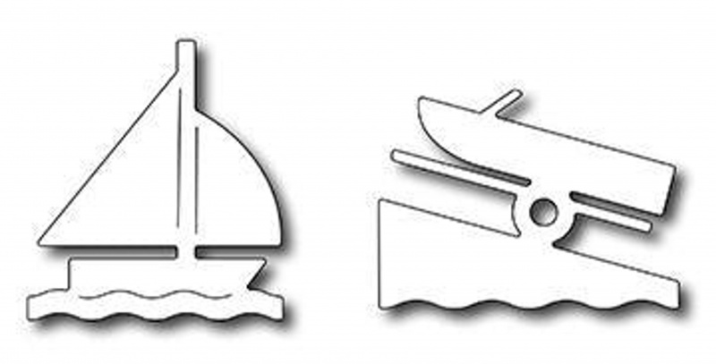 Frantic Stamper Precision Die - Boating International Icons (Set Of 2 Dies)