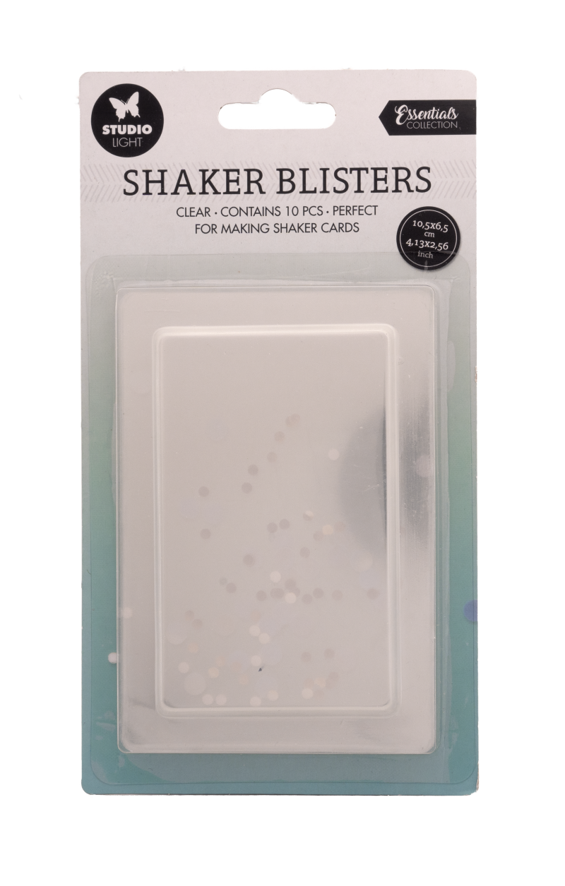 Sl Shaker Window Blister Rectangle Essentials 105X65x5mm 10 Pc Nr.04