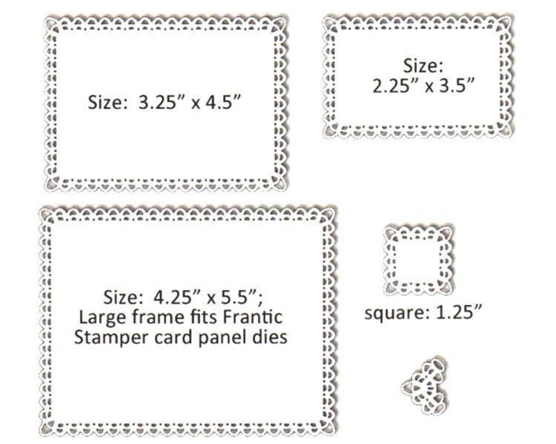 Frantic Stamper Precision Die - Double Loop Frames