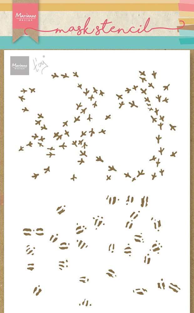 Marianne Design Mask Stencil - Tiny's Bird & Deer Prints