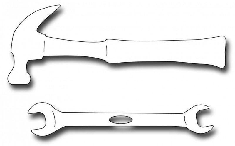Frantic Stamper Precision Die - Large Hammer & Wrench