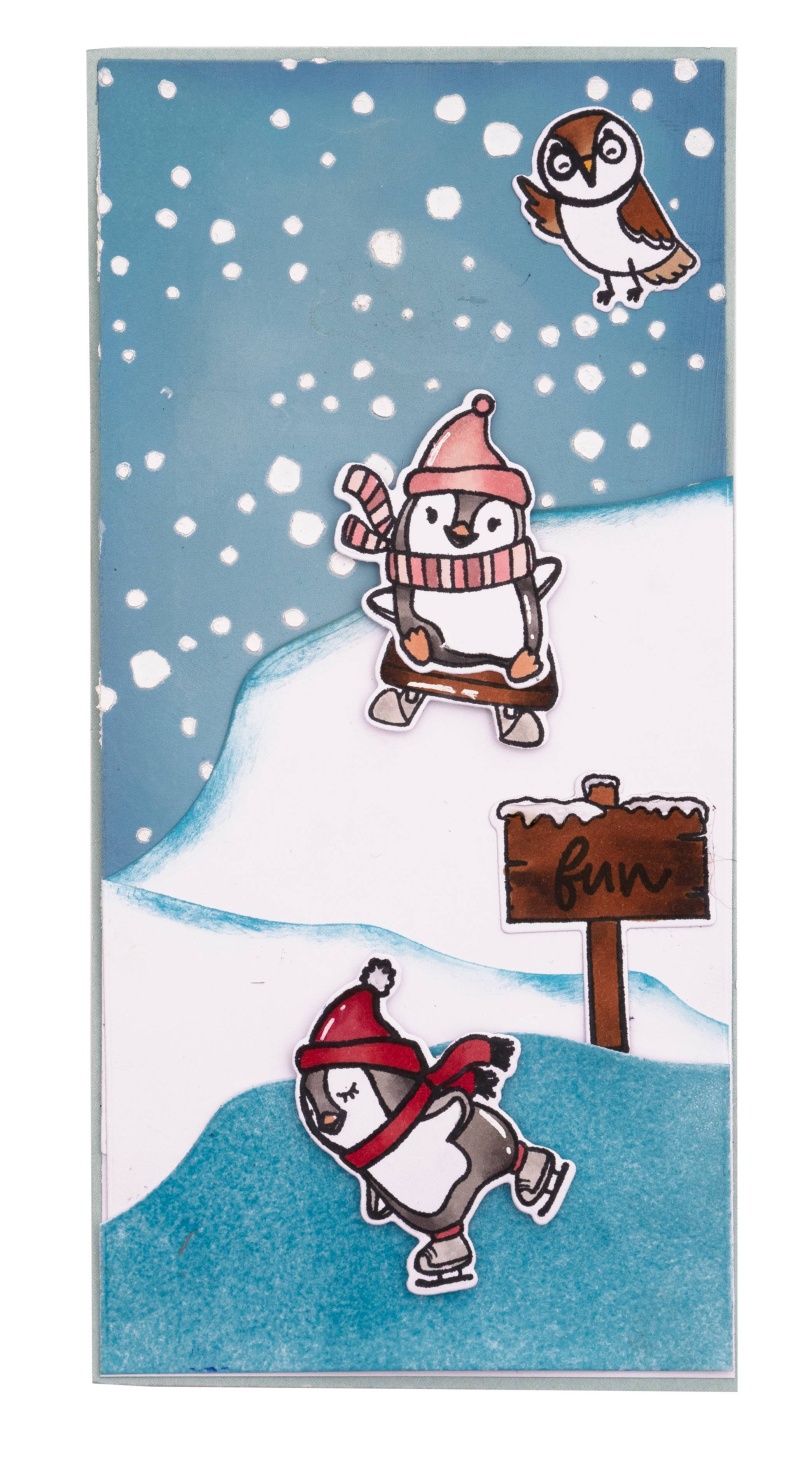 Ss Stamp & Cutting Die Snowman Sweet Stories 160X270x1mm 1 Pc Nr.19