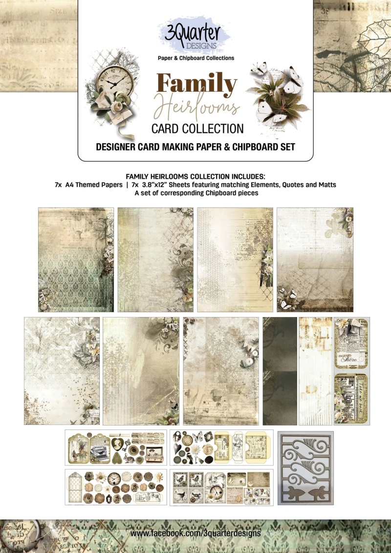 3Quarter Designs - Card Collection - Family Heirlooms