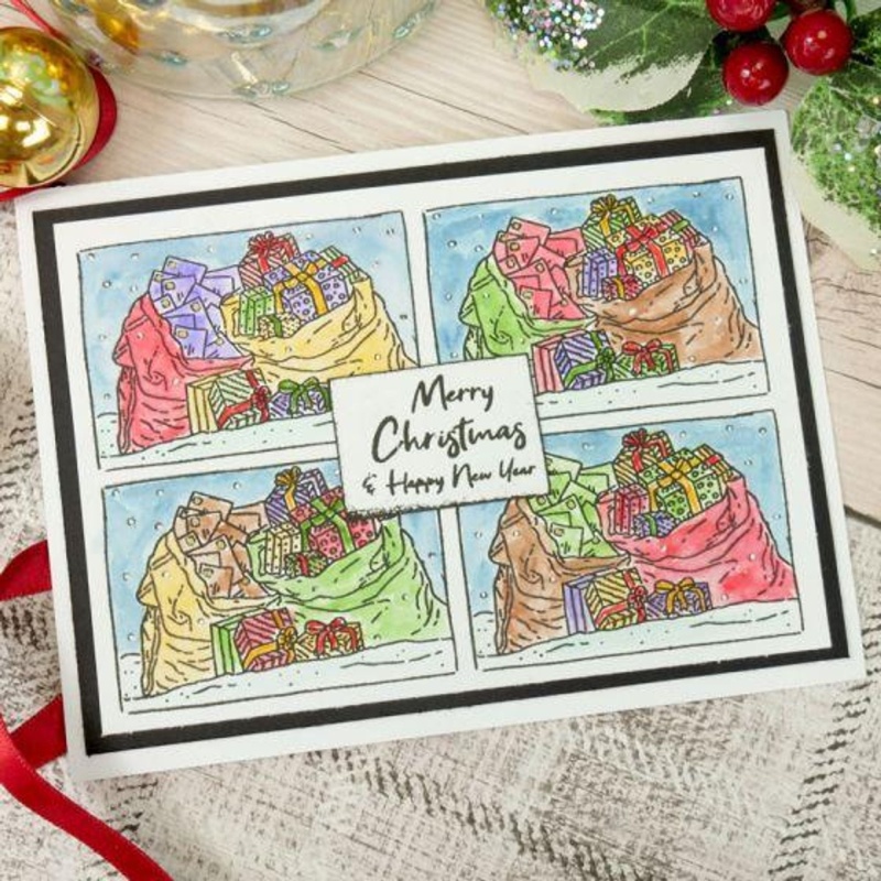 For The Love Of Stamps - Santa Express A6 Stamp Set