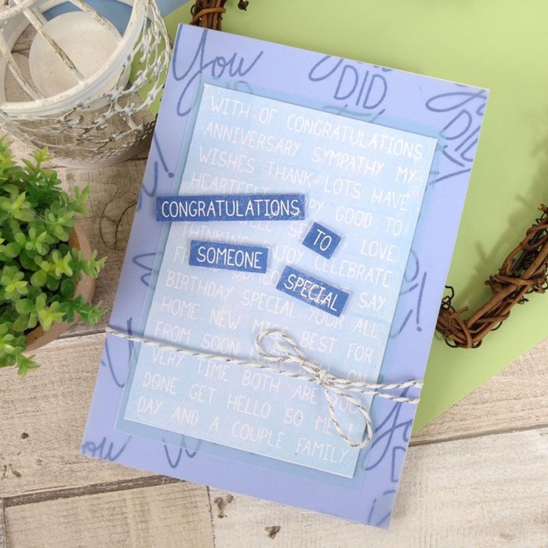 Moonstone Dies - All Occasions Sentiment Strips