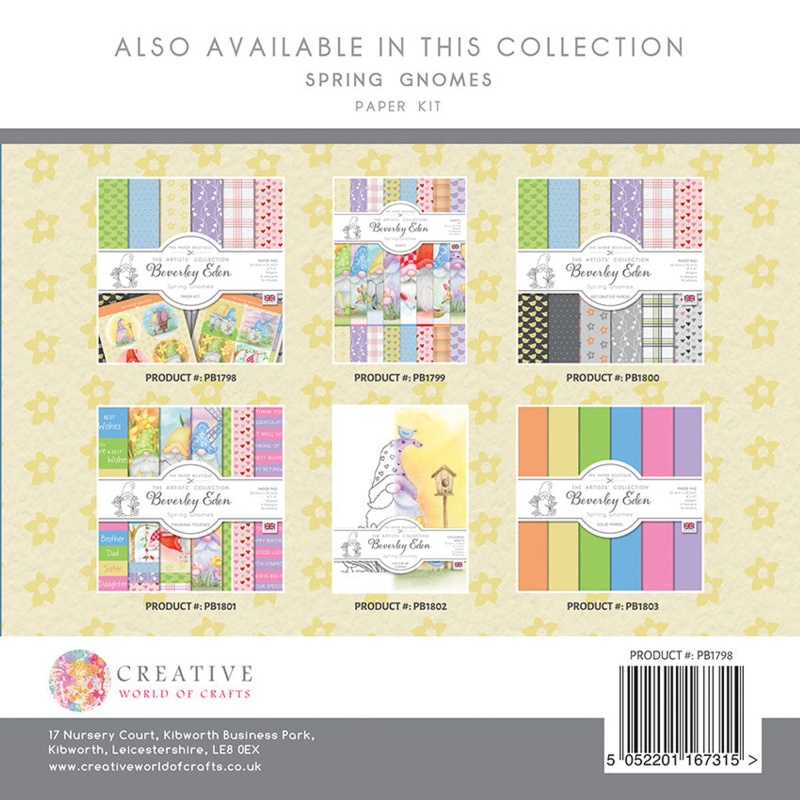 The Paper Boutique Spring Gnomes Paper Kit