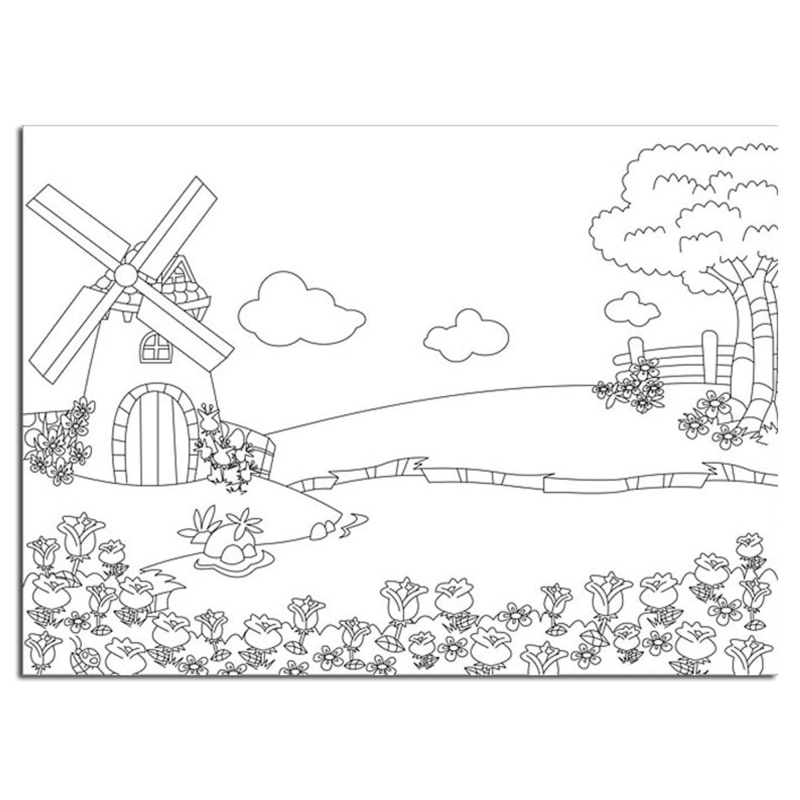 Picture Embossing Folder - Windmill