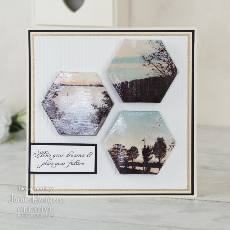 Creative Expressions Jamie Rodgers Canvas Collection Large Hexagon
