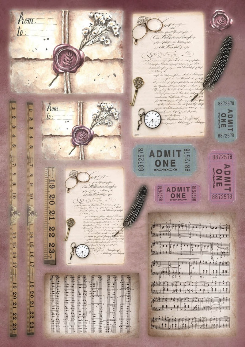 Jma Die Cut Block Paper Elements Inner Peace 148X210x5mm 20 Sh Nr.30