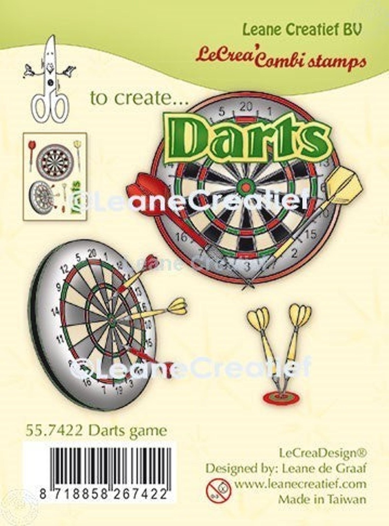 Lecreadesign Combi Clear Stamp Darts Game
