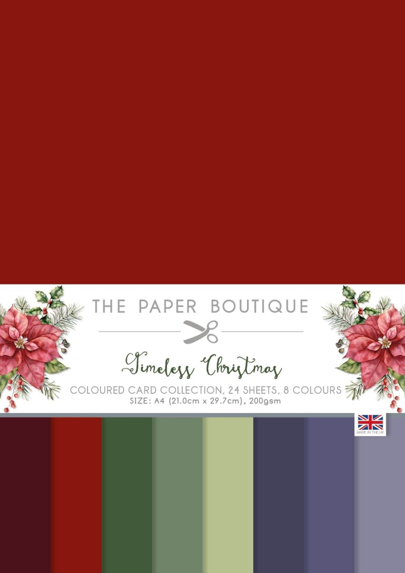 The Paper Boutique Timeless Christmas Colour Card Collection