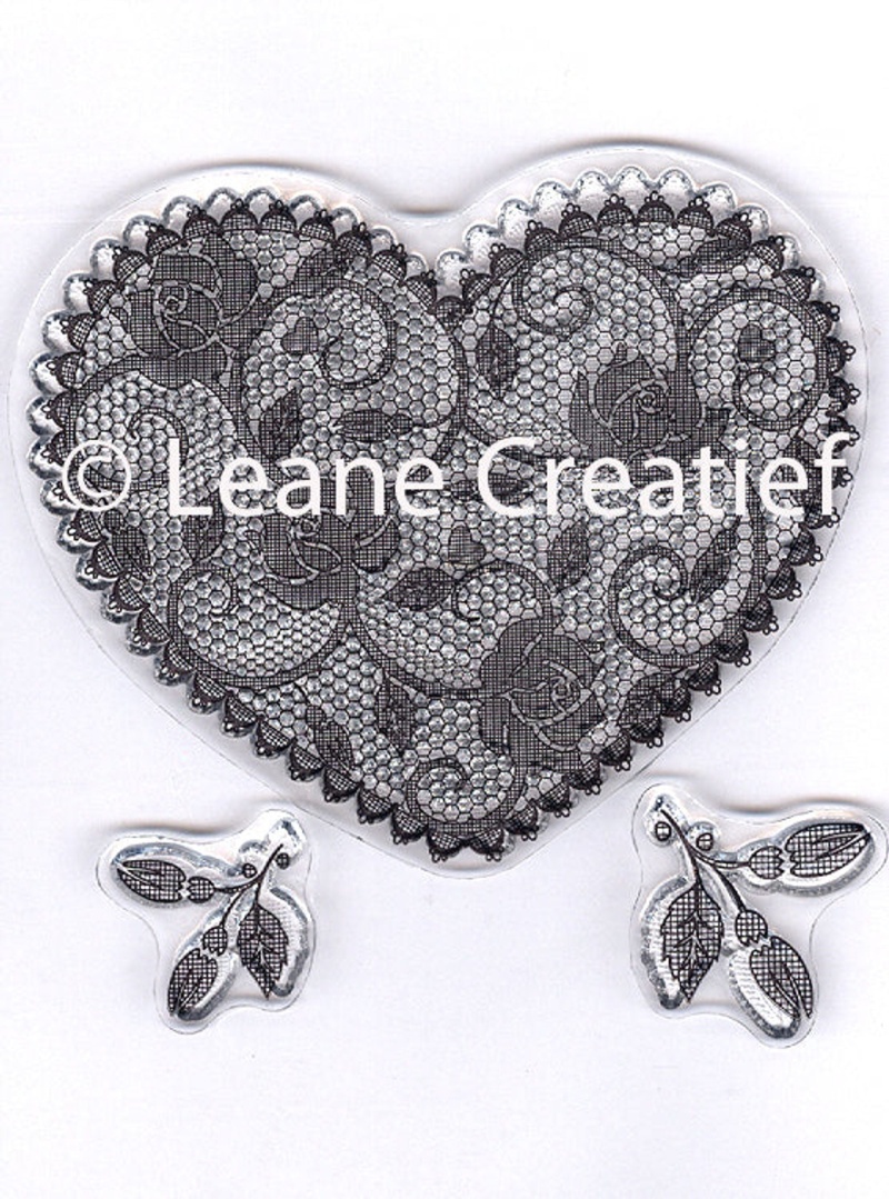 Clear Stamp Lace Heart