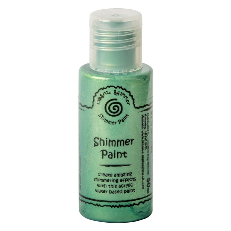 Cosmic Shimmer Shimmer Paint Green Aqua