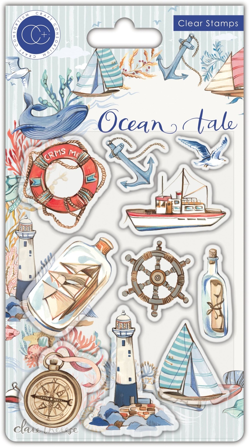 Craft Consortium Ocean Tale - Stamp Set - Adventure