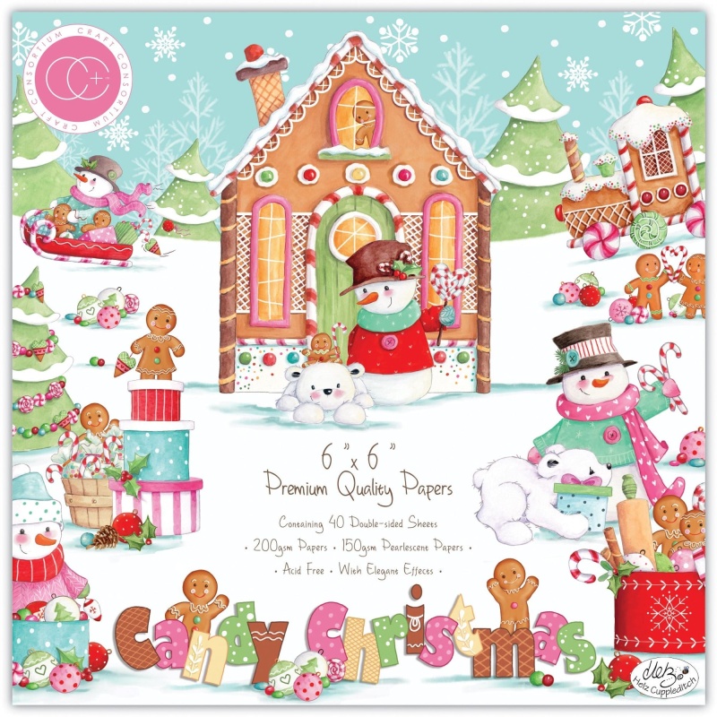 Craft Consortium Candy Christmas - 6X6 Paper Pad