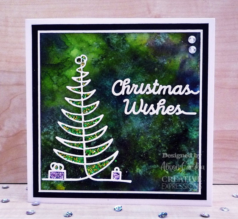 Creative Expressions One-Liner Collection Christmas Wishes Craft Die
