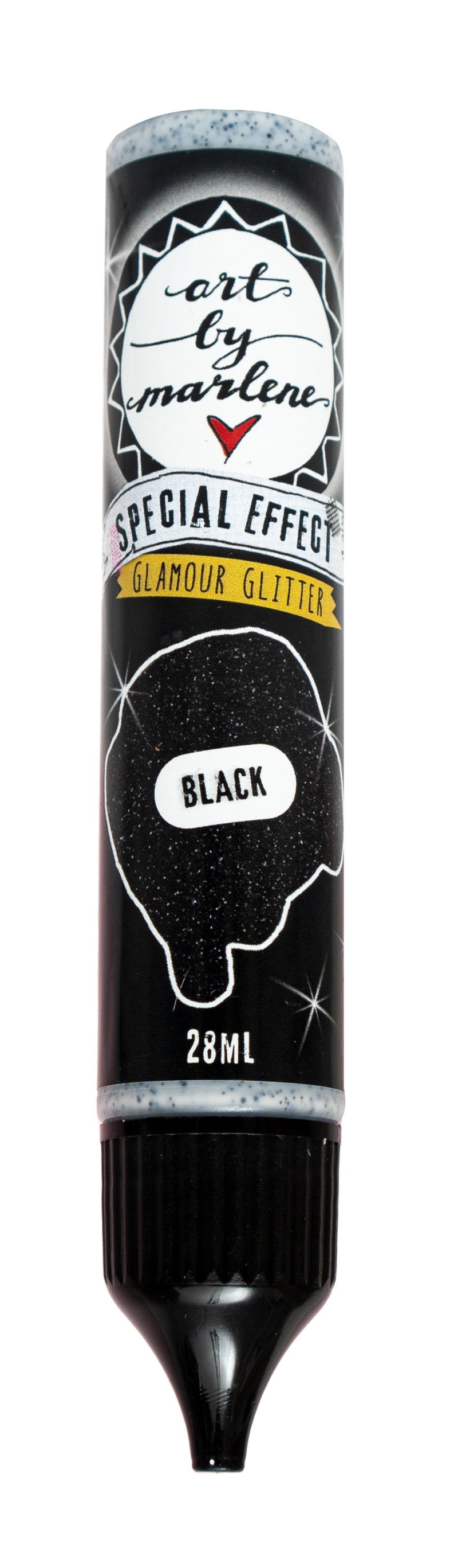 Abm Glamour Glitter Black Essentials 122X22x22mm 28 Ml Nr.37