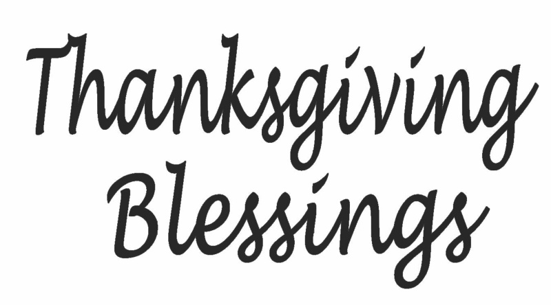 Frog's Whiskers Ink Stamp - Thanksgiving Blessings