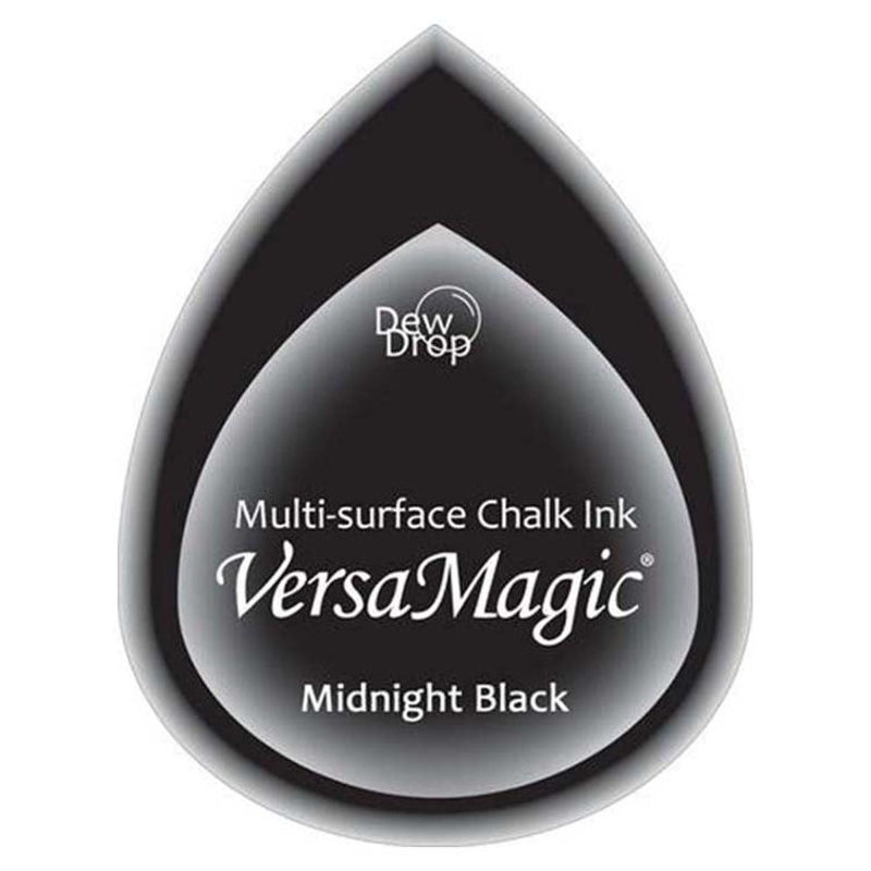 Tsukineko Versa Magic Dew Drops Chalk Ink Pad Midnight Black
