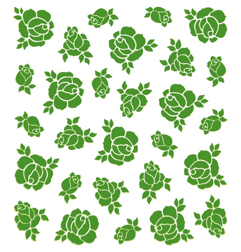 Lea'bilities Embossing Folder - Background Roses