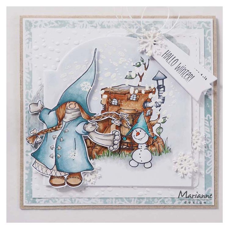 Marianne Design Clear Stamps Hetty's Gnomes Winter